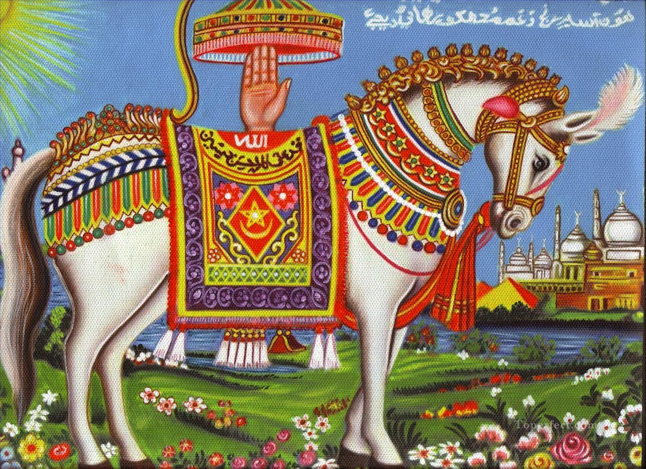 Islamic horse carpet Oil Paintings